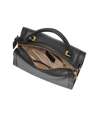 style code ［RICKERS/リッカーズ］ナチュラルレザーミニボストンバッグ ブラック