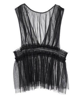 Green Parks ・ＥＬＥＮＣＡＲＥ　ＤＵＥ　チュールシャーリングビスチ Black