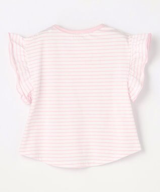組曲 KIDS 【110-140㎝】 フルーティーボーダーTシャツ ピンク