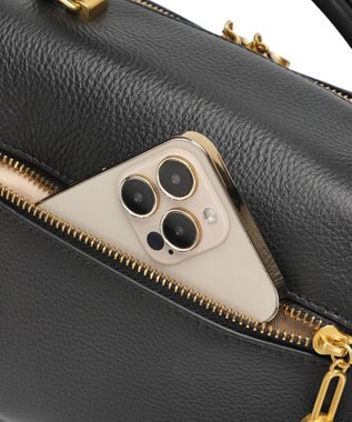 style code ［RICKERS/リッカーズ］ナチュラルレザーミニボストンバッグ ブラック