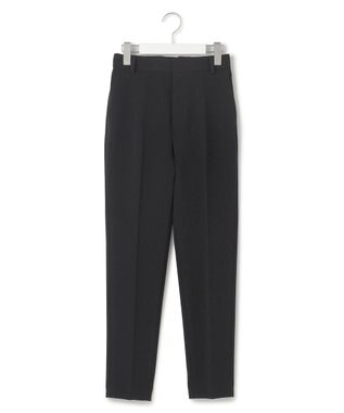 23区 S 【Sサイズ限定】ストレッチダブルクロス テーパード パンツ ブラック系
