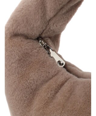 earth music&ecology ワンノットファーバッグ Beige