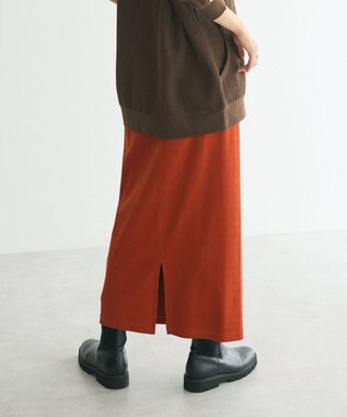 CRAFT STANDARD BOUTIQUE リブロングスカート Orange