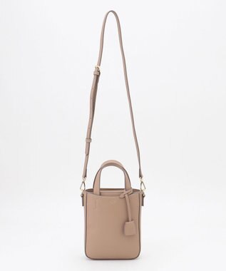 J.PRESS LADIES 【2way】スプリットレザー ナノポシェット バッグ ベージュ系