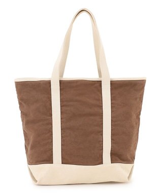 J.PRESS MEN 【WEB・一部店舗限定】キャンバスロゴ トートバッグ ブラウン系