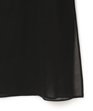 23区 S 【APPLAUDIR】シフォンジョーゼット コンビドレス ブラック系