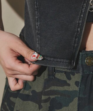 WEGO ピグメントダブルZIPトップ スミクロ