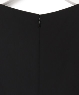 23区 S 【APPLAUDIR】シフォンジョーゼット コンビドレス ブラック系