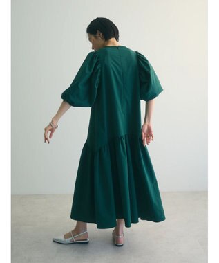 Green Parks armonia.ボリュームギャザーワンピース Green