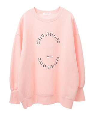 Green Parks サークル刺繍スウェット Pink