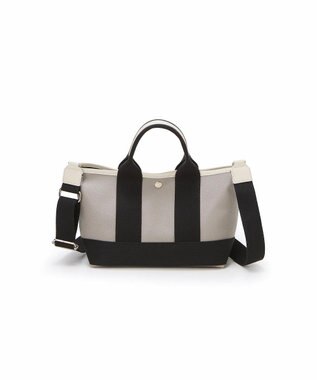 TOPKAPI 【Breath TOPKAPI】SCOTCH GRAIN スコッチグレイン ショルダー付き ミニ トート バッグ グレージュ