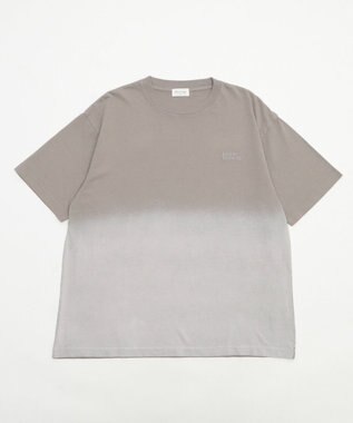 WEGO 【ユニセックス着用ITEM/MLサイズ展開】グラデーションワンポイントT（SS） グレーその他