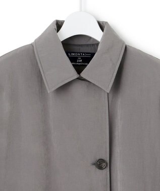 23区 【洗える】LIMONTA ステンカラー ライトアウター グレー系
