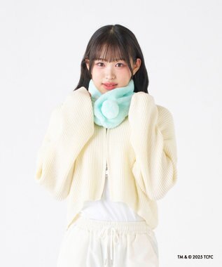 MOONBAT Care Bears(ケアベア) フェイクファーマフラー 手洗い可能 ミントグリーン