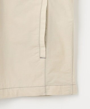 JOSEPH ABBOUD MOUNTAIN 【軽量/ECO撥水/ストレッチ/男女兼用】ライトワッシャー アウトドア 半袖 シャツ ライトグレー系