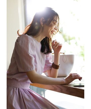 uncrave 【撥水・UVカット・接触冷感】プルーフナイロン フレアスカート ラベンダー