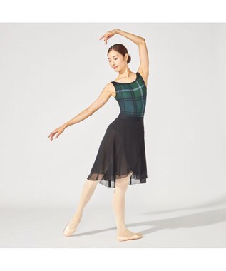 Chacott ノースリーブレオタード コバルトブループリント