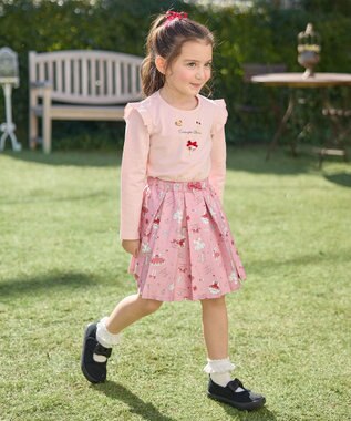 ANY KIDS 【カードキャプターさくら×any FAM】ネックレス Tシャツ ピンク