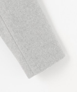 J.PRESS LADIES L ショートビーバー ボトルネック コート グレー系