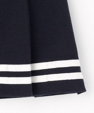 ANY KIDS 【洗濯機可能/吸汗速乾】ドライタッチ プリーツスカパン ネイビー