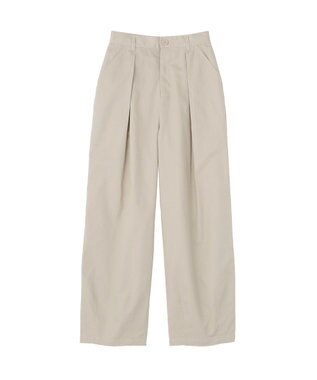 earth music&ecology チノタックパンツ Beige