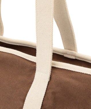 J.PRESS MEN 【WEB・一部店舗限定】キャンバスロゴ トートバッグ ブラウン系