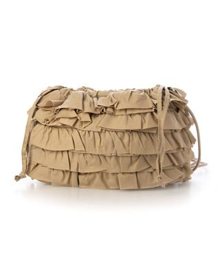 UNBILLION カシュカシュ cachecache / コットンフリルショルダー ベージュ