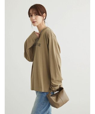 Green Parks オーバーサイズロゴチュニック Khaki