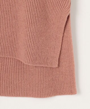 ANY ウールブレンドバルーンスリーブニット コーラル