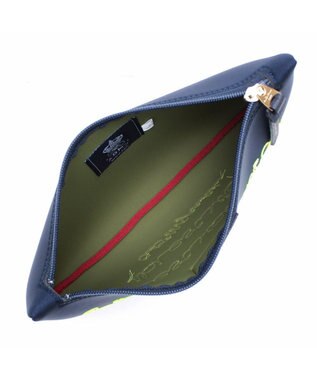 A.D.M.J. 【魔法の様に軽い】マジックライトコード刺しゅうフラットポーチ2セット(S・M) マリノ