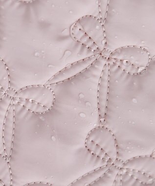 Maison de FLEUR 撥水加工リボンキルティングトートバッグ Pink