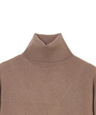 JOSEPH 【洗える】ライトピュアカシミヤハイネックドレス Mushroom