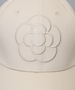 AURORA 【 CLATHAS.（クレイサス）】フロントビッグ刺繍キャップ ベージュ