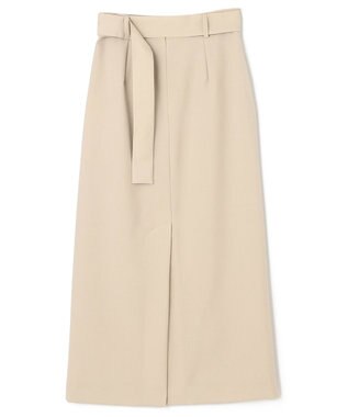 NAVE 【Nave・セットアップ可】ウールポリエステルツイルスカート ベージュ系