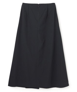 BEIGE， YANN / ラップタック フレアスカート Black