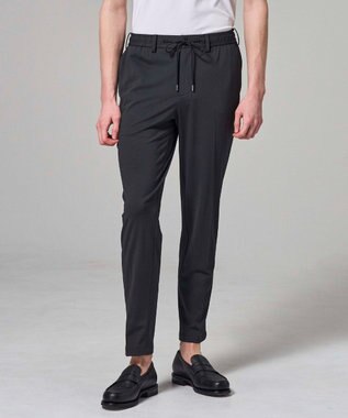 JOSEPH HOMME 【高機能素材】ソーラメントストレッチ　ドロスト付テーパードパンツ / PEGG CONVERTIBLE ブラック系