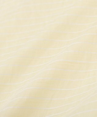 CRAFT STANDARD BOUTIQUE 【2点SET】スカーフ付きシアーストライプシャツ Stripe Yellow