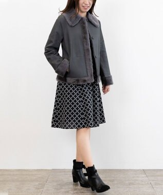 TOCCA 【数量限定】FAVOR ムートンコート グレー系