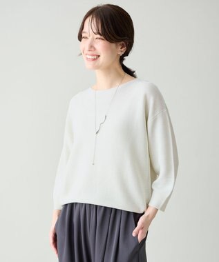 ANY L アクリルガーターニット シルバー（一部店舗限定色）