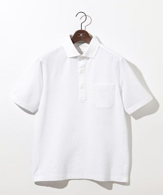 クールビズ【オリジナルオーガニックコットン使用・日本素材】JOEコットンサッカー ポロシャツ