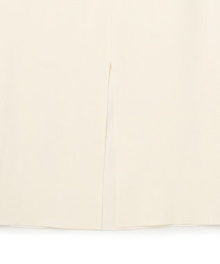 BEIGE， NADIA / 異素材ライン ストレッチニットスカート Ecru