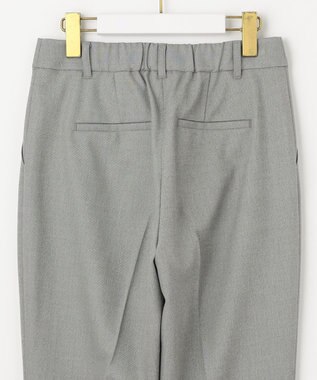 ANY SIS L 【洗える】褒めらレディテーパード パンツ グレーシャンブレー