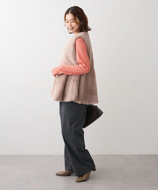 Green Parks ・ＥＬＥＮＣＡＲＥ　ＤＵＥ　ペプラムフェイクファーベ Mocha