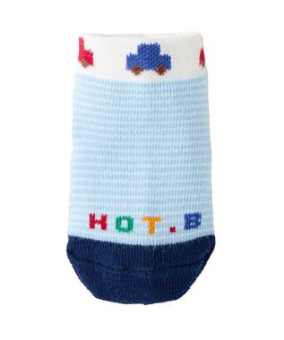 MIKI HOUSE HOT BISCUITS 【9-19cm / 靴下2足セット】 ローカット ソックスパック ブルー