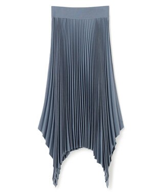 JOSEPH プリーテッドフランネル　プリーツスカート Cloudy Blue