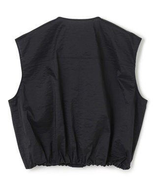 BEIGE， 【洗える】LANTANA / ビックポケットノースリーブブルゾン Black