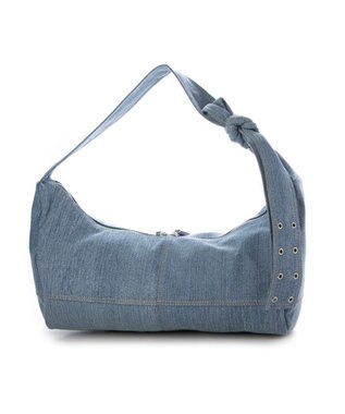 UNBILLION カシュカシュ cachecache / リボンハトメワンショルダー ブルー