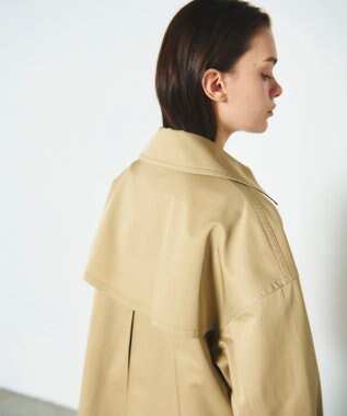 GRACE CONTINENTAL ドルマントレンチジャケット キャメル