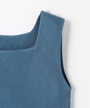 ANY ニットタンク ブルー