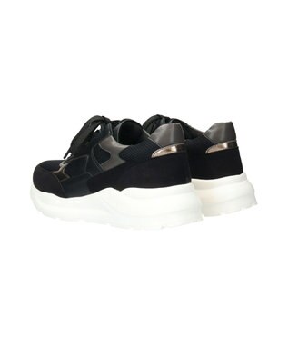 Bridget Birkin 【PARADIS COULEUR】異素材コンビレースアップスニーカー ブラックコンビ